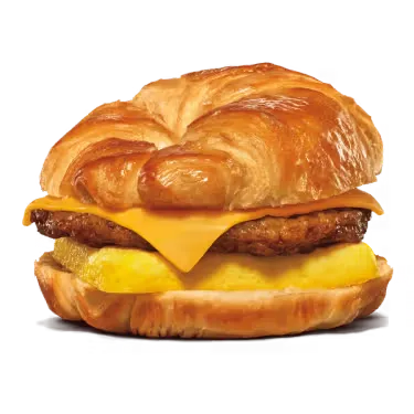 Sausage, Egg & Cheese Croissan’wich
