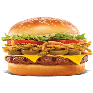 Burger King Flame Grilled Burgers Menu 2026 - Loaded Jalapeno Whopper