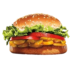 Mushroom Veggie Burger