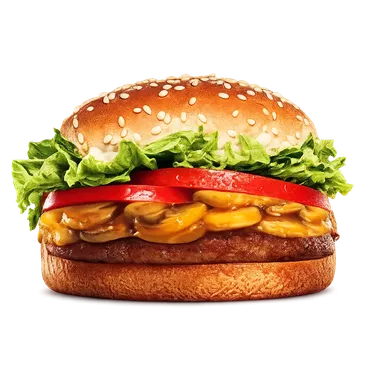 Mushroom Veggie Burger